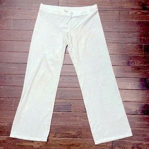 VINTAGE Juicy Couture CLASSIC Ice/Light Blue Terrycloth Track Pant – Y2K Style
